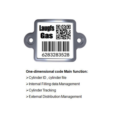 Perangkat Lunak Pelacakan Silinder UID QR Barcode 53x40mm