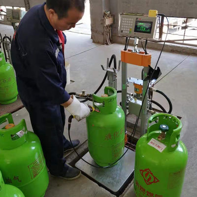 Skala Pengisian LPG Bukti ledakan Silinder pengisian otomatis untuk tabung gas rumah tangga Thailand