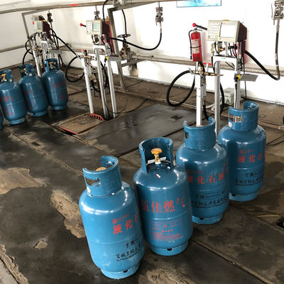 Skala Pengisian LPG Bukti ledakan Silinder pengisian otomatis untuk wadah tabung gas rumah tangga