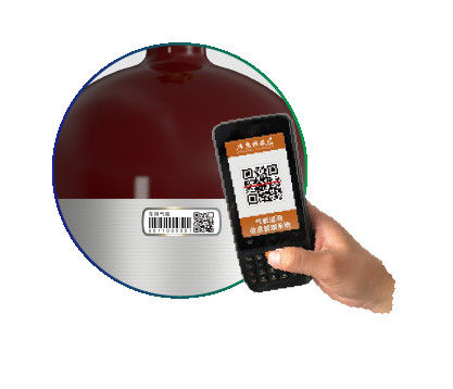 Barcode Permanen Pemindai PDA Tahan Suhu Tinggi Untuk Gas Cair