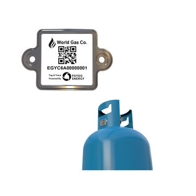 Label Barcode Silinder LPG Permanen Untuk Mengelola Ketahanan Kimia Clinder Gas