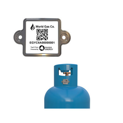 Xiangkang LPG Cylinder Bar Code Tag Kode QR Cukup Memindai Dengan PDA atau Ponsel