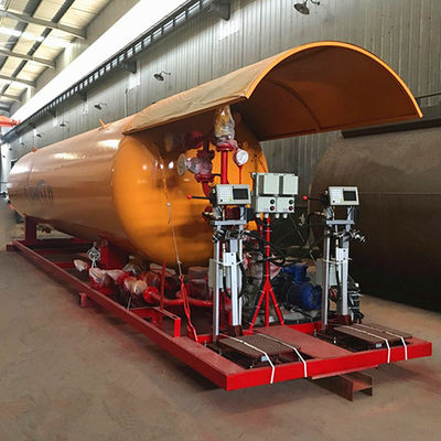 Pabrik Skid LPG Bermotor 10 Mt ISO9001 20 Ton