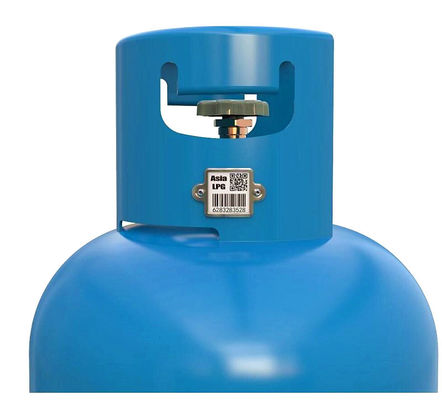 Tag Keramik Logam Pelacakan Silinder LPG Perlindungan UV Tahan 800 Derajat