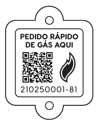 Tag Barcode Pelacakan Silinder LPG Tahan Gores Anti Pembakaran