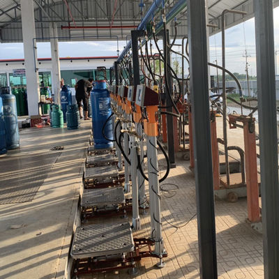 Mesin Pengisian Gas Otomatis  ATEX 1.6Mpa 60Hz