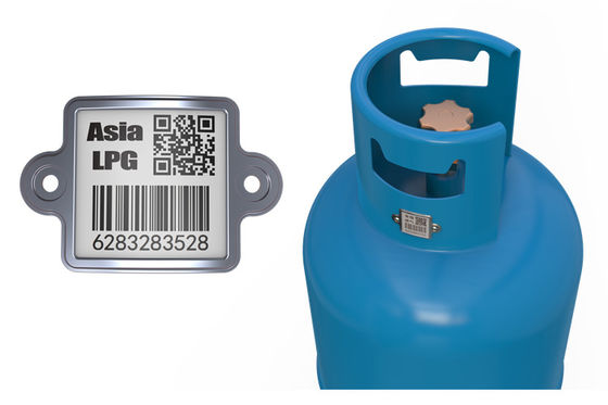 Digital Identification Metal Ceramic Composite Scratch Resistance Tag Botol Gas