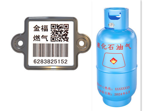 XiangKang penjualan panas tahan gores UID QR 304 barcode silinder gas glasir baja