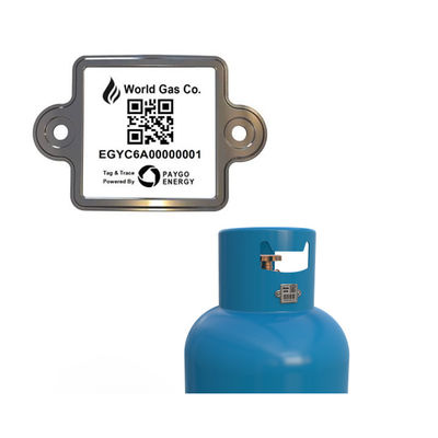 Identitas Digital Silinder  Dengan Label Tag Barcode QR Anti-UV