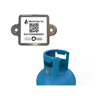 LPG Cylinder Barcode Tahan Lama Luar Ruangan 20 Tahun Cukup Memindai Dengan PDA atau Ponsel