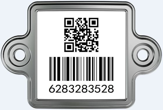 Barcode Pelacakan Silinder LPG Tahan Panas Anti UV