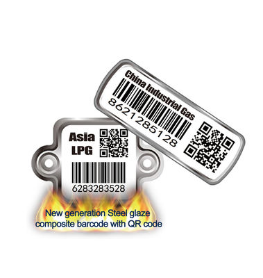 LPG Cylinder Traking Qr Code Barcode Anti UV Oil Resistance