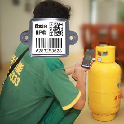 Pelacakan Silinder Gas Barcoding Basis Nirkabel QR Asset