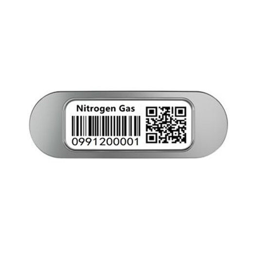 QR Code Welding Joint Liquid Nitrogen Cylinder Barcode SS304